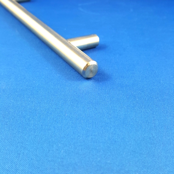 NEW Cabinet Drawer Solid Bar Pulls Brushed Stainless Steel Finish (Pack of 10) - Picture 7 of 10